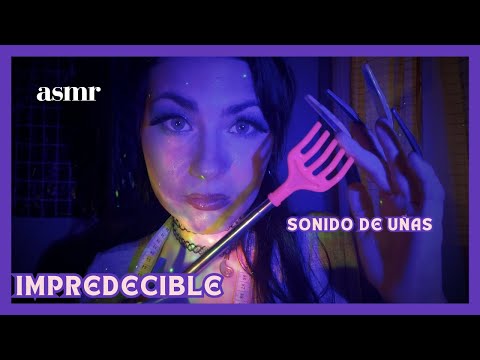 ASMR IMPREDECIBLE (Voz suave, sonidos de uñas, atención personal, caos tranquilo)