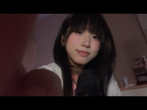 【00猪 ASMR】粤语女友 | 口水画疗法和睡前故事 | Cantonese girlfriend spit paiting on your face and bedtime story