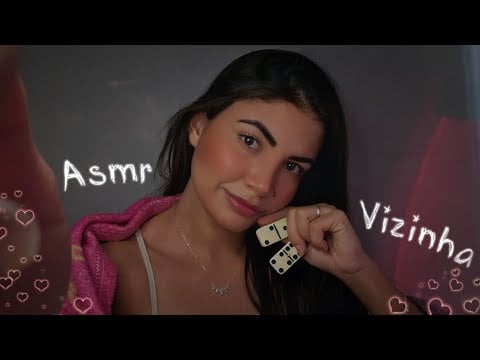 ASMR VIZINHA APAIXONADA TE CONVIDA PRA IR NA CASA DELA 💌💕☔️