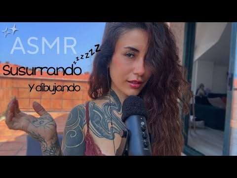     ASMR 🌙 Susurrando y Dibujando ✍️ Para Dormir Profundamente