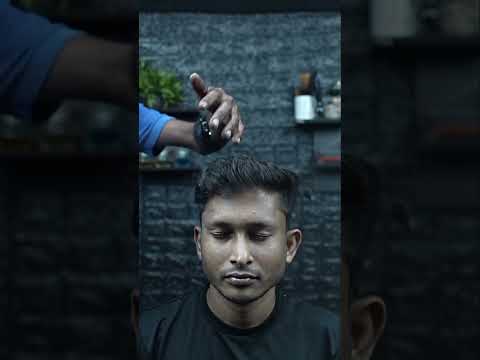 Old School Tapping & Scratching Head Massage By Uncle Barber With Neck Cracking ASMR #shorts