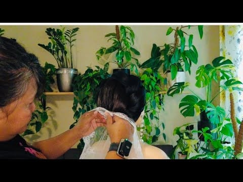 ASMR Perfectionist Hairstyling - Bridal Hairstyle - Hair & Makeup, Hair Play, Final Touch Whispering