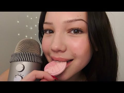 ASMR candy eating mouth sounds | swedish candy