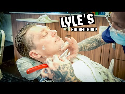 💈 Traditional Hot Towel Shave At Lyle's Barber Shop | Portland, Oregon