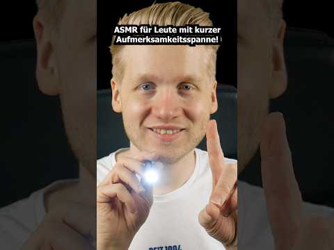 ASMR für Leute mit kurzer Aufmerksamkeitsspanne #asmr