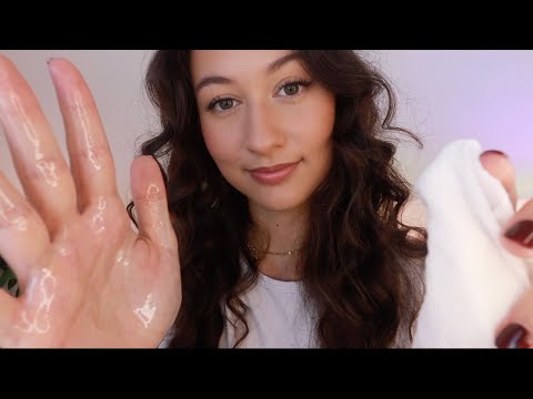 ASMR Relaxing Headache Relief for SLEEP 😴 Face Touching, Temple Massage & Scalp Scratching