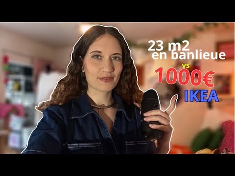 ASMR✨ 1000€ chez Ikea / appartement tour de mon aménagement intérieur et de ma décoration