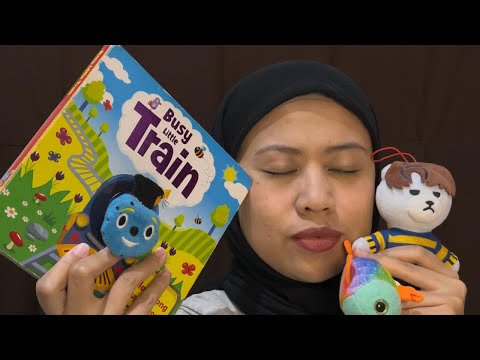 ASMR - Babysitting the Neighbour's Baby || Lofi Soft Spoken (Book Reading, Lullaby, & Brush)
