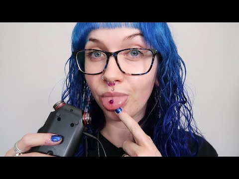 ASMR Tongue Swirling, Clicking & Tongue Piercing Sounds