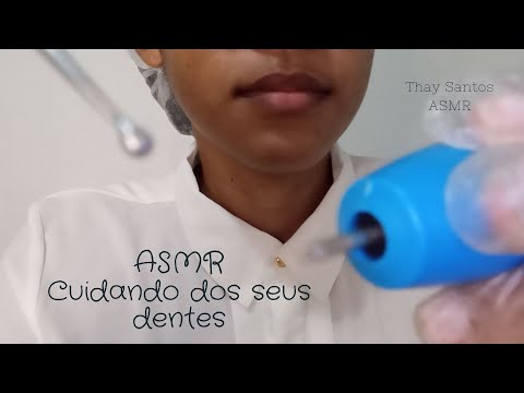 ASMR: Dentista (Limpando seus dentes)