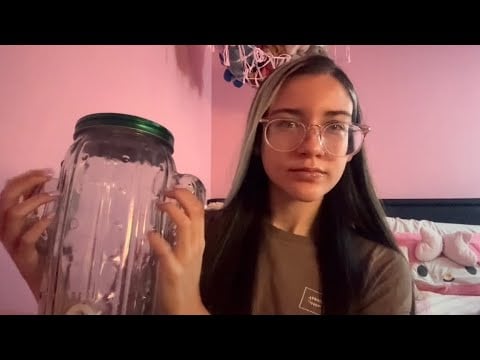 Asmr ~ Fast & Aggressive Glass Tapping/Scratching (Lofi, Hand & Mouth Sounds, Minimal Talking...)