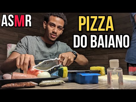 ASMR PREPARANDO PIZZA e GATILHOS ARREPIANTES !! (MUKBANG)