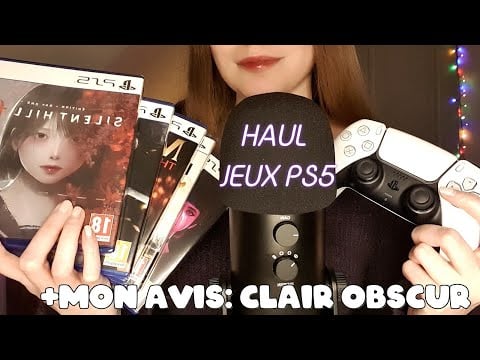 ASMR 🎮 Haul Jeux PS5 + Avis sur Clair Obscur 🥺
