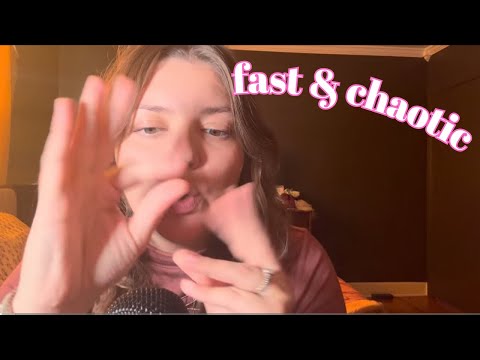 ❤️‍🔥Aggressive Chaotic & Loud ASMR❤️‍🔥 mouth sounds, spit painting, haircut, random triggers