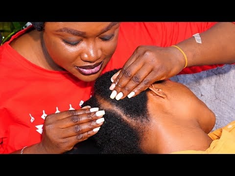 ASMR ⚡️The best sleep of your life, detailed ear cleaning, face nitpicking &  hair parting+ Whisper 