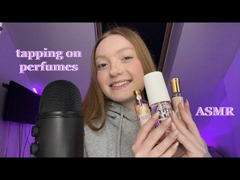 ASMR - tapping on my perfumes ​🧚‍♀️​🌷​💅​