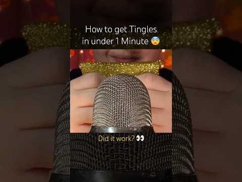 How to get Tingles in under 1 Minute 🫶🏻 #asmr