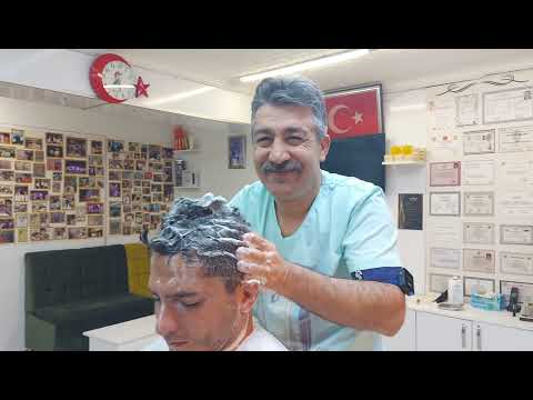 ASMR TURKISH BARBER UNIQUE MASSAGE , HEAD AND ARM MASSAGE