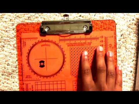 ASMR: Clipboard tapping with paper for Relaxation