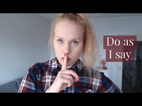 ASMR - Follow My Instructions | shushing, personal attention