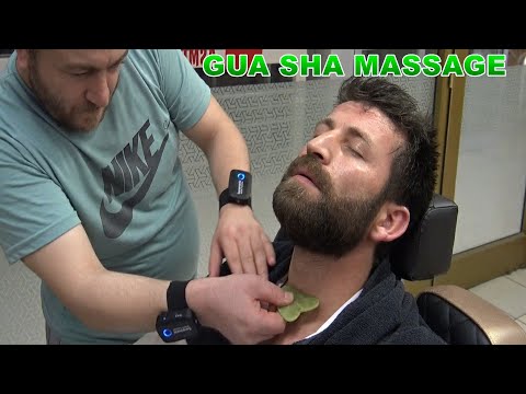 ASMR AMAZING SOUND GUA SHA MASSAGE +NECK CRACK+ head,back,ax,chest,belly,arm, ear,throat massage