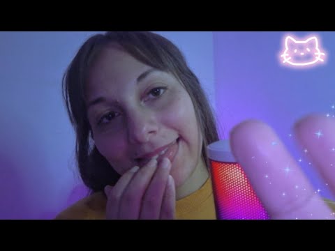 ASMR | Banho de gato • Wet sounds spit painting ♡