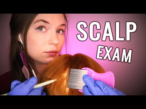 Lice Check & Scalp Massage - Super-SLOW Whisper [100% Sensitivity ASMR] Rat Tail Comb and more