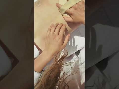 🌾 Dominica Giving Outdoor Kashmir Massage with a Brush | ASMR Gentle Energy & Touch 💆‍♀️