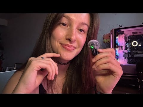 ASMR Chaotic French Rambles (whispers and soft spoken with a mini mic!!)