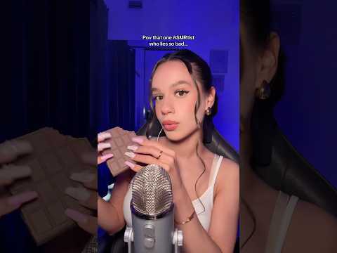 POV That one ASMRtist who lies so bad… #asmr #asmrsounds #asmrvideo #sleep #tingles