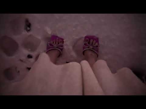 ASMR barefeet in heels in snow