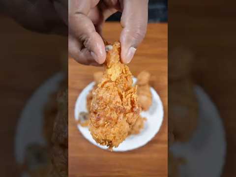 🍗 ASMR KFC Crispy Chicken 🔥 | Extra Crunchy Fried Chicken 🤤 | No Talking #shorts #asmr #short