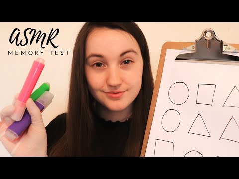 ASMR | Memory Test Roleplay (Soft Spoken)