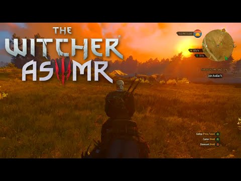 ASMR | Relaxing wander around The Witcher 3 ⚔️ Ear to ear whispering
