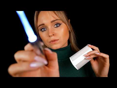 ASMR | LICE check and MASSAGE treatment [Medical March]