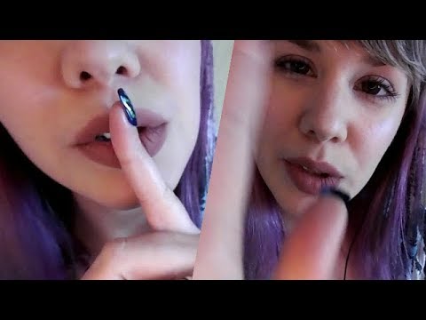 ASMR Helping You to Sleep (Finger Fluttering, "Sleep", Hand Movements, & More)