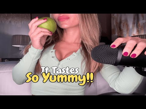 ASMR Eating a Juicy Apple | The Most Satisfying Crunch Sounds