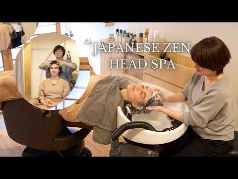 ASMR I FOUND JAPANESE ZEN HEAD SPA IN FUKUOKA (4K SOFT SPOKEN ASMR)