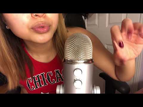 ASMR | Fast and aggressive hand motions, mouth sounds and tapping