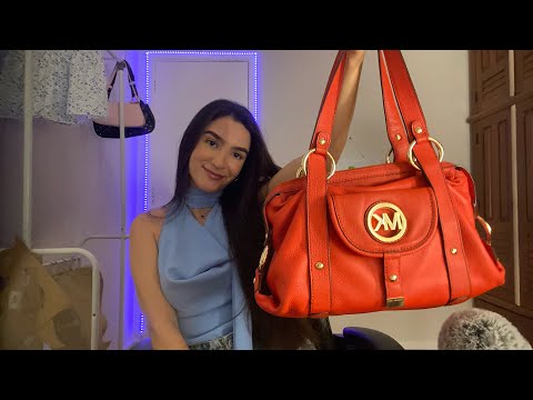 ASMR| O QUE TEM NA BOLSA DO MEU ESTÁGIO. 👜 #asmr 