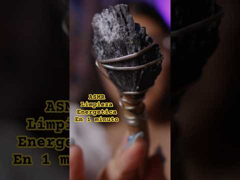 ASMR Limpio tu energía en 1 minuto ✨ #asmr #asmrtriggers #sleepaid #asmrvideo