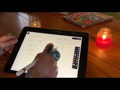 ASMR Cozy Computations (rain sounds)