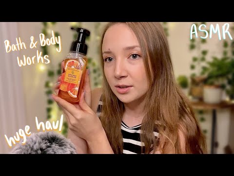 ASMR Bath & Body Works HAUL! ~Semi Annual SALE~ (close whisper, tapping, scratching)💞