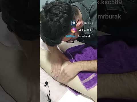 TURKISH MASSAGE THAT RELIEVES STRESS FROM HAMSTRINGS AND FEET #satisfying #relaxing #asmr #shorts