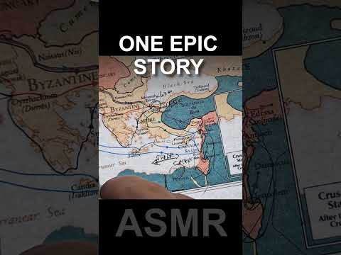 Every Crusade Explained In One Story #asmrhistory #asmrfacts #asmrtracing #asmrmap