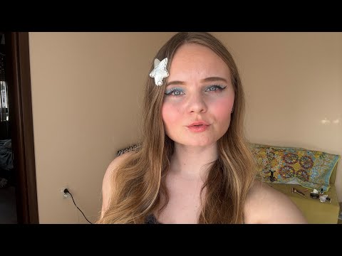 ASMR mermaid does your makeup to match hers