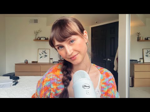 ASMR ~ First Video with my new Blue Yeti! (gum chewing, mouth sounds, trigger assortment, tapping)