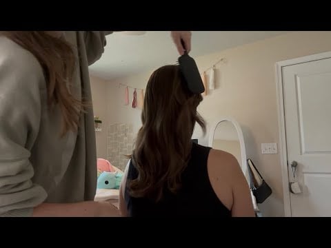 Hair ASMR on Real Person (No Talking)