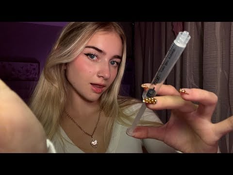 ASMR Face Mapping & Botox Injections💉 Personal Attention 