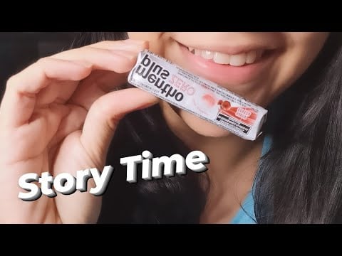 ASMR comiendo caramelos mentos | Story Time "Casi me cancelan mis tarjetas del banco"